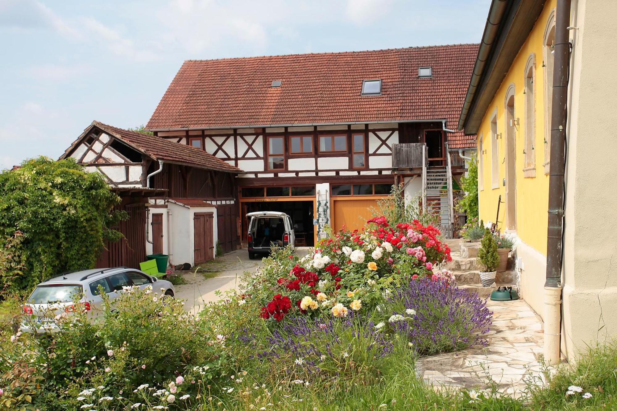 Gemuetliches Apartment Mit Galerie Im Ferienhof Litzendorf Kültér fotó
